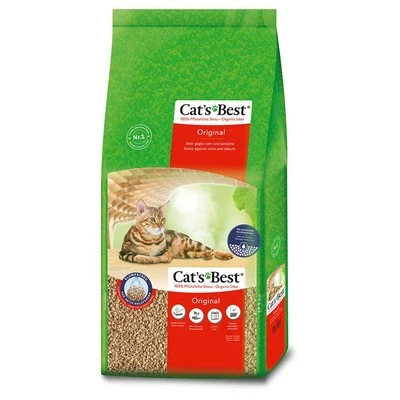 Cat's Best Original Extreme Absorbent Biodegradable Clumping Cat Litter *40L*NEW