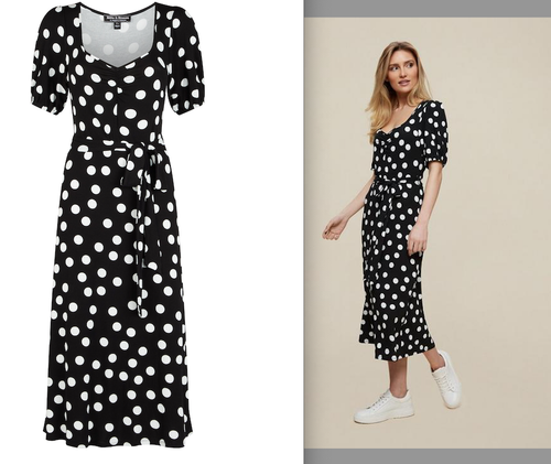 Polka Dot Midi Dress 