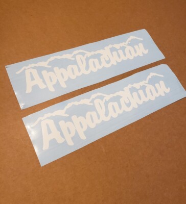 Appalachian Trailers Decals STICKERS 18''-24'' GLOSS WHITE Best FAST