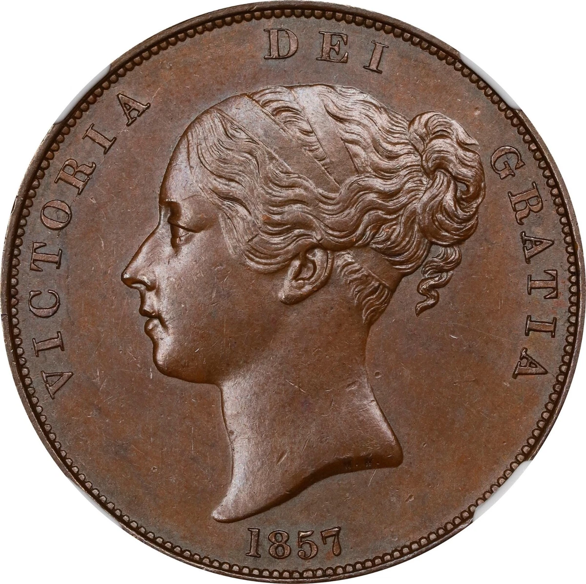 外国イギリス 1ペニー大型銅貨（ヴィクトリア女王 ヤングヘッド)1857年 1857 Year UK Pennies for sale | eBay
