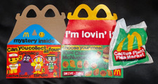 McDonald's Cactus Plant Flea Market Adult Happy Meal Toy Sealed Box
