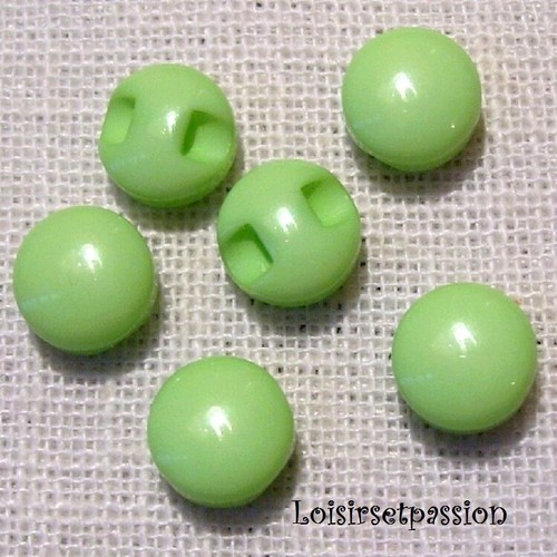 LOT 6 BOUTONS PERLE 1/2 BOULE résine ** 9 mm ** COLORIS au CHOIX - COUTURE - B15 - Picture 11 of 11