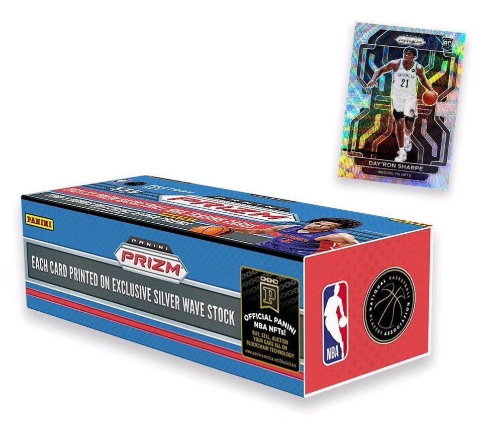 2021-22 NBA Prizm Basketball Trading Card Factory Set Silver Wave Cards In  Hand