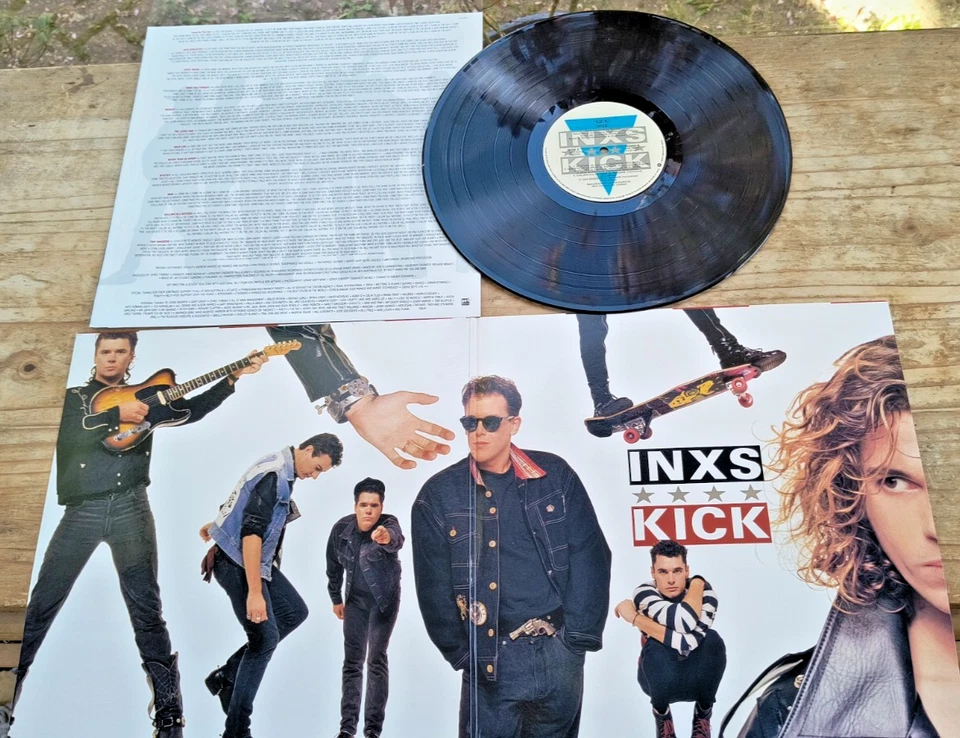 INXS "KICK" RARE AUSTRALIAN TOUR EDITION VINYL LP EX- / EX Foto 4 de 4