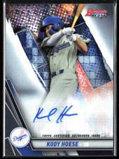 KODY HOESE 2019 BOWMAN'S BEST AUTOGRAPHED ROOKIE CARD B19-KH.DODGERS.