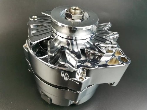 SBC Chevy Serpentine Front Drive All Inclusive Kit Polished A/C Alternator P/S - Picture 4 of 12
