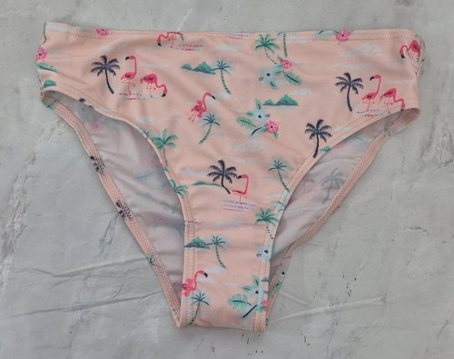 MARKS & SPENCER Niños Niñas Traje de Baño Rosa Tropical Bikini Parte Inferior 12-13 Años - Imagen 2 de 3