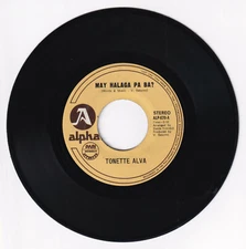 Philippines TONETTE ALVA May Halaga Pa Ba? / Akala Ko OPM 45 rpm Vinyl Record