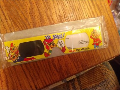 YO YOGI! Hanna-Barbera 3-D Glasses Kellogg's Rice Krispies 1991 Snap Crackle Pop
