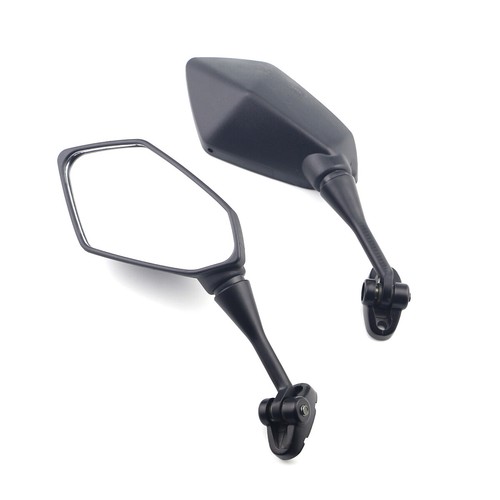 Black Motorcycle Rearview Mirrors For Honda CBR500R 2013-2019 2014 2015 2016 17 - Picture 3 of 6
