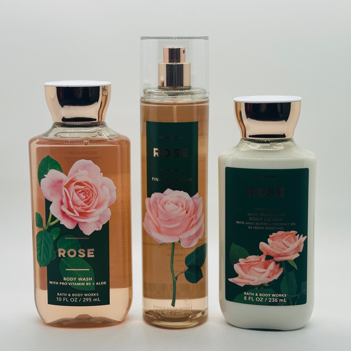 Bath & Body Works ROSE Fragrance Mist Body Lotion & Body