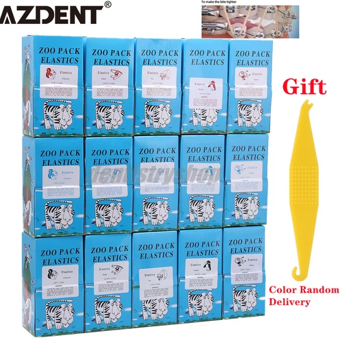Dental Orthodontic Elastics Latex Braces Orthodontic Rubber Bands 5000Pcs/Box