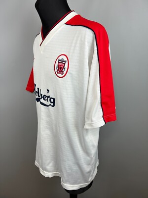 リバプール　1998-2000 アウェイ　リーボック LIVERPOOL 1999 2000 AWAY SHIRT JERSEY LONG SLEEVE REEBOK sz M MEN