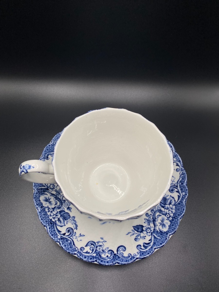 Johnson Bros Coaching Scenes Blue~ 4 piece set ~ Vintage | eBay