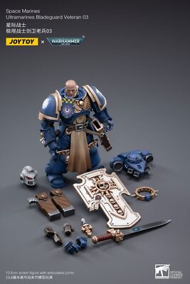 JOYTOY X Warhammer 40k Ultramarines Bladeguard Veterans 03 1/18