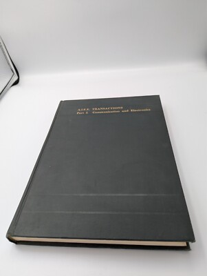 A.I.E.E. Transactions Part I. Communication and Electronics Vol. 81 year 1962