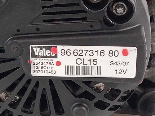 9662731680 Alternatore per CITROEN C-CROSSER Exclusive 2007 522139 - Foto 3 di 10