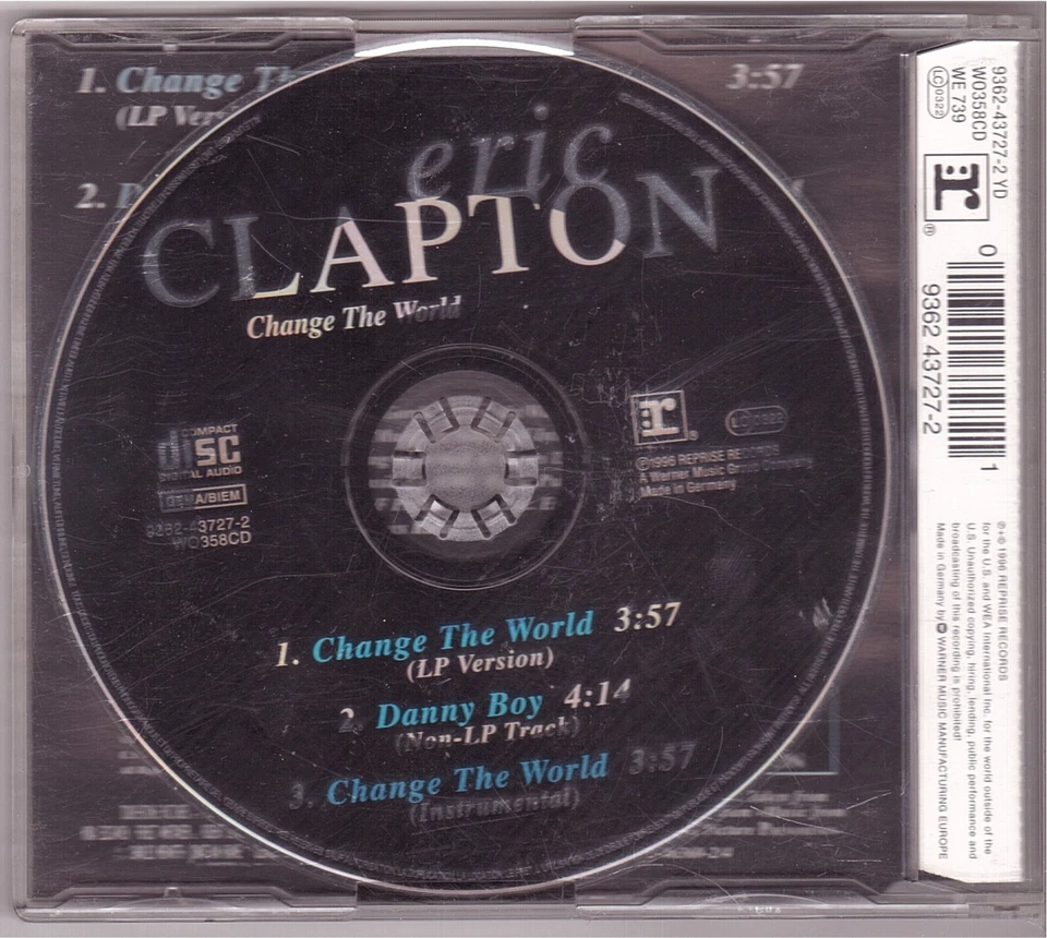 Eric Clapton - Change The World (Maxi-CD 1996) - Bild 2 von 2
