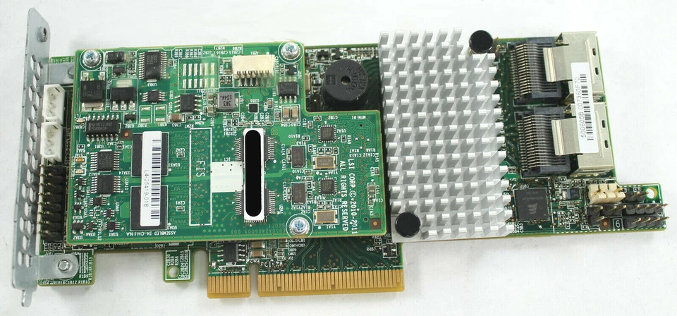 LSI MegaRaid SAS 9266-8i, 1GB Cache, L3-25413 Card w/ L4-25419-01B - Image 3 of 4