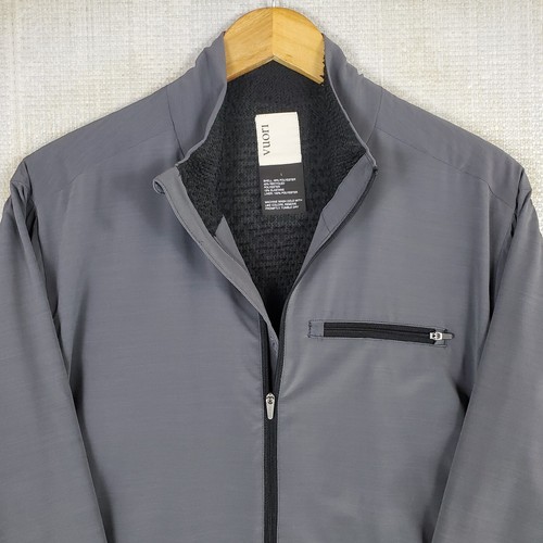 VUORI Size Large Mens Full Zip Polartec Alpha Lined Palomar Jacket Gray Stretch - Picture 3 of 17
