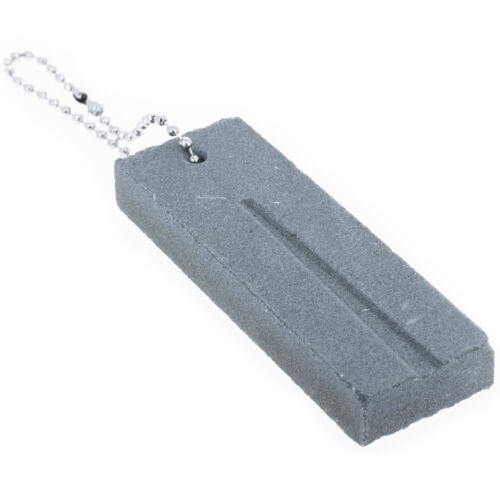 Small Field Knife Pocket Fishing Tackle Box Grooved Angle Sharpening Stone - Picture 3 of 6