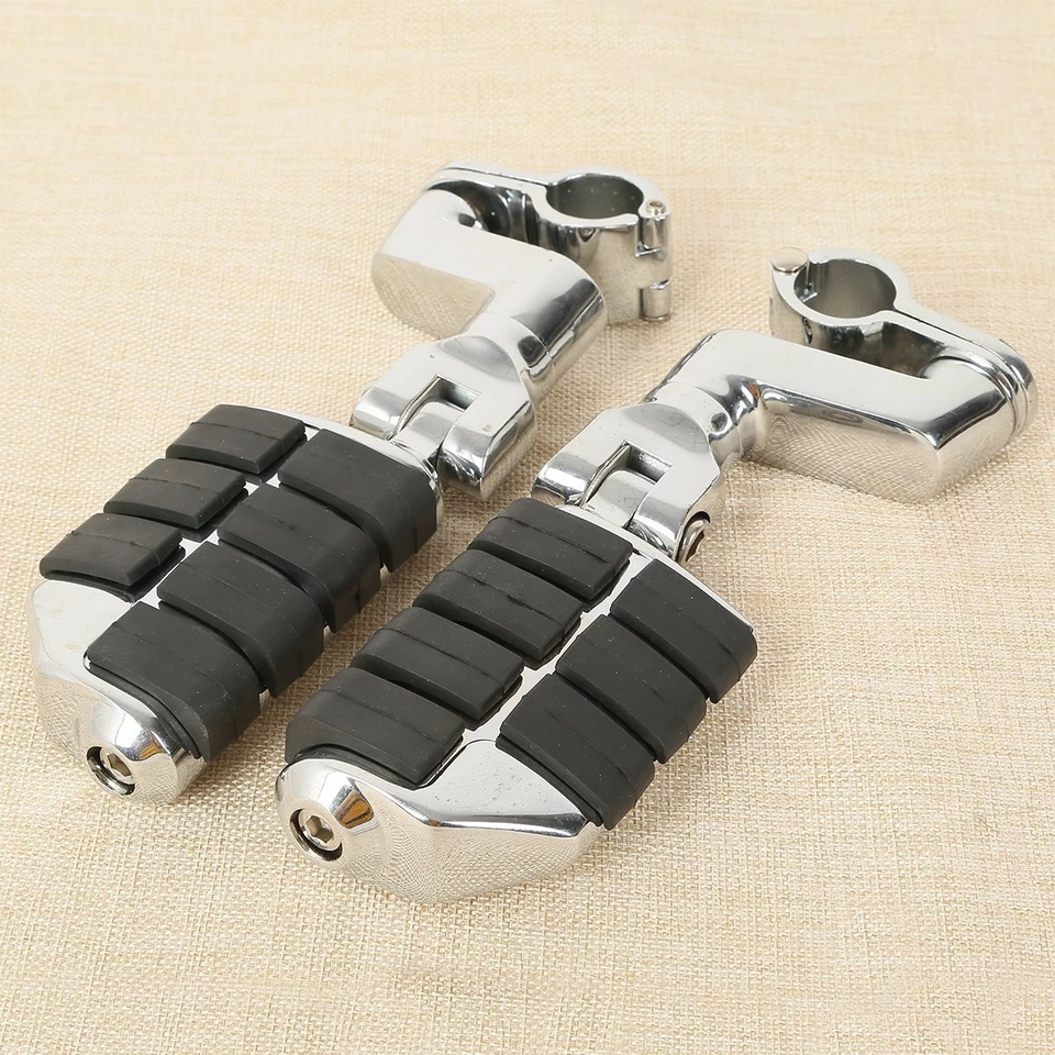 Reposapiés delantero 7/8 1" 22-25 mm para Honda Goldwing GL1500 GL1100 GL1200 Foto 3 de 4