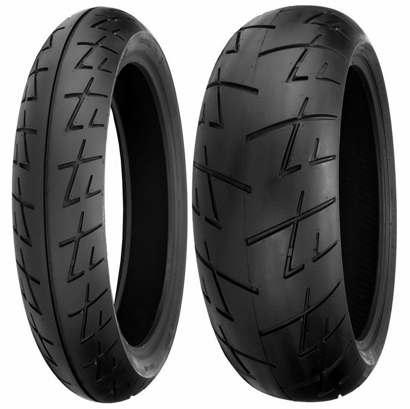 New Shinko 120/70ZR17 & 200/50ZR17 009 Raven Radial Sport Bike Tire Set