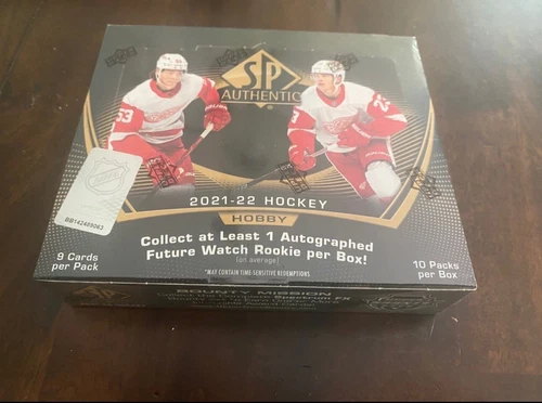 2021-22 Upper Deck SP Authentic Hockey Hobby Box Factory Sealed