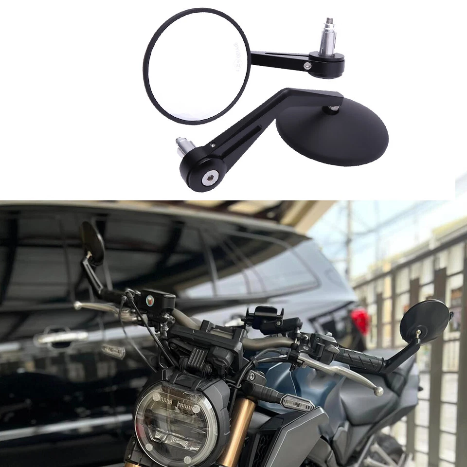 Espejos retrovisores redondos para manillar de motocicleta VESPA GTS GTV 300 7/8" Foto 2 de 4
