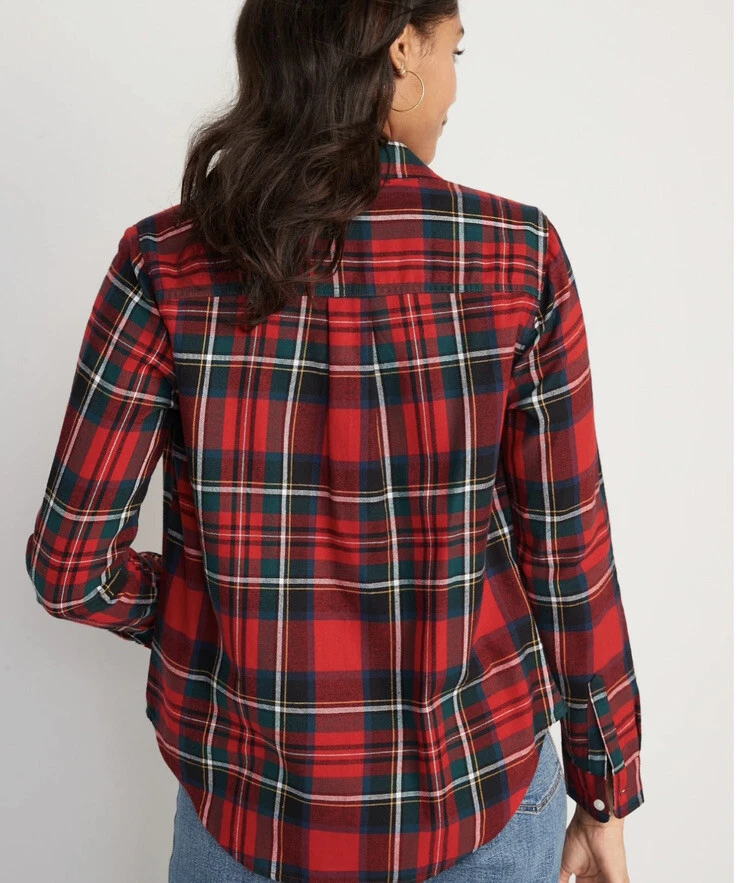 plaid shirt womens old navy