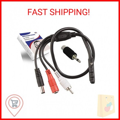CCTV Microphone Outdoor Microphone for Security Camera IP: Audio Microphone CCTV