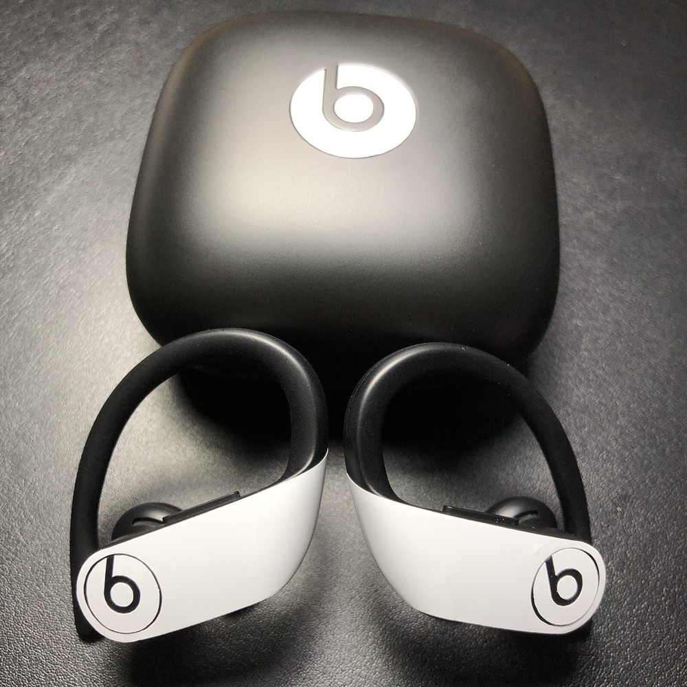 Matte White 2 Pack Skin Sticker Vinyl Decal for Powerbeats Pro Case Beats by Dre