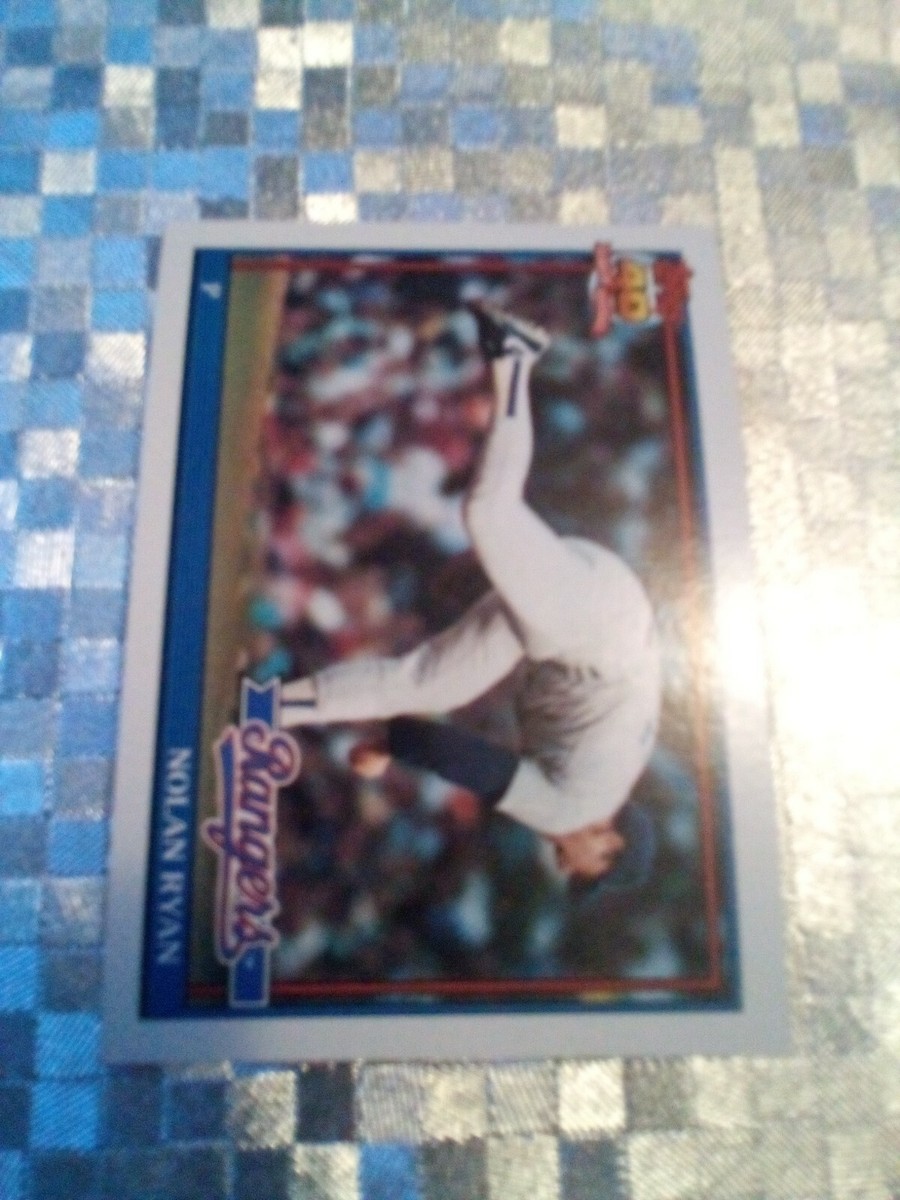 TOPPS 1991 40 years of baseball Nolan Ryan Rangers #1