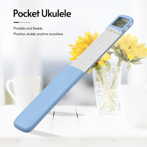 Portable Ukulele Chord Trainer Uke Fingering Practice Tool with B5Y4