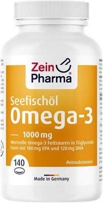 Omega-3 Seefisch-Öl 1000 Mg Kapseln - 140 Hochwertige Kapseln