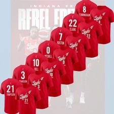 Indiana Team Red Rebel Edition Name & Number Players Unisex Gift For Fans