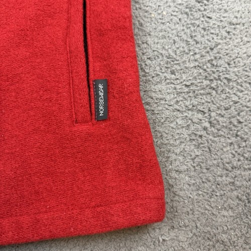 Norsewear Vest Womens Medium Red Lambswool Full Zip New Zealand - Bild 2 von 10