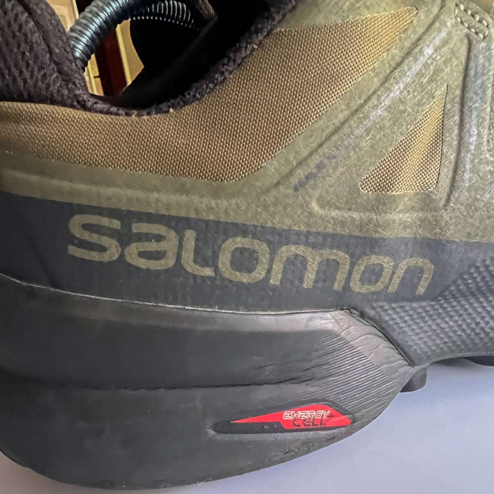 Scarpe da trekking Salomon Speed Cross GTX 5 verdi da uomo taglia US 8 5 SENZA INSERTI