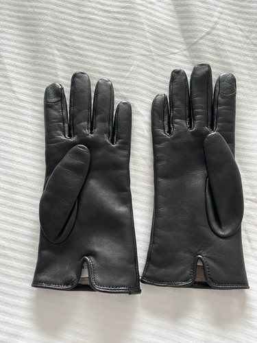 Coach Black Leather Gloves - Picture 2 of 6