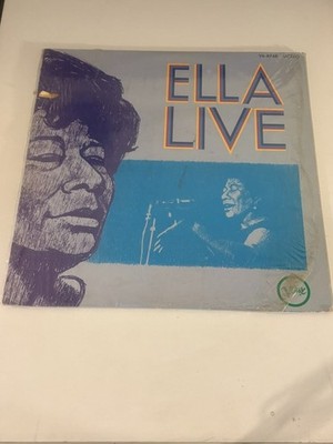 ELLA FITZGERALD ''ELLA LIVE'' Jazz Female Vocal USED LP