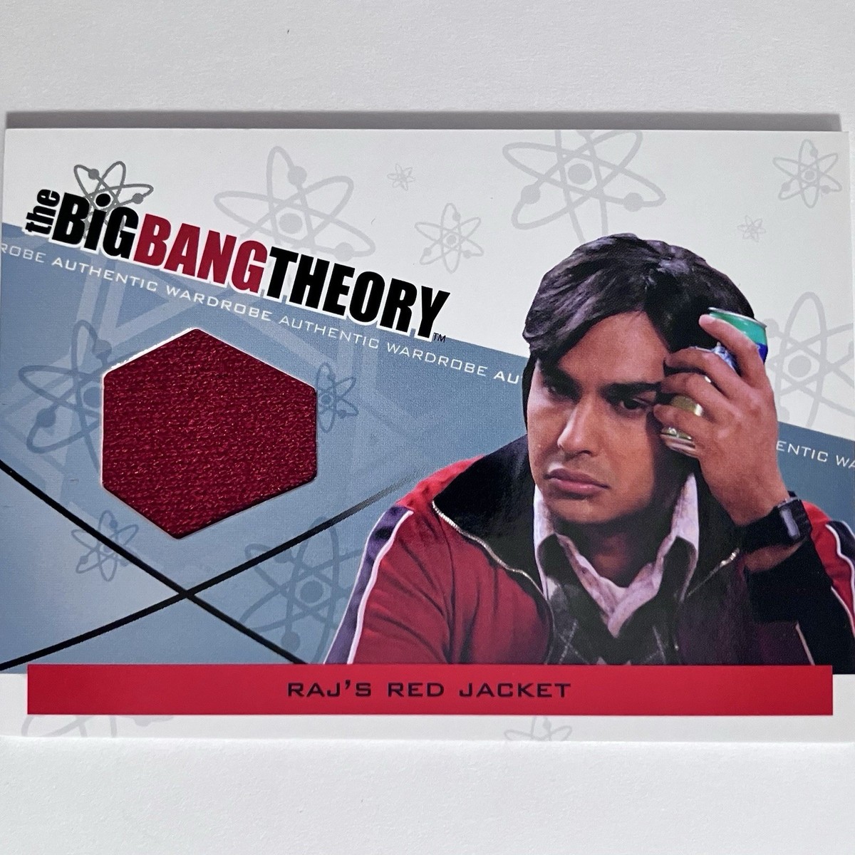 BIG BANG THEORY Costume Cards M-28 & M37 / SCREEN WORN FABRIC