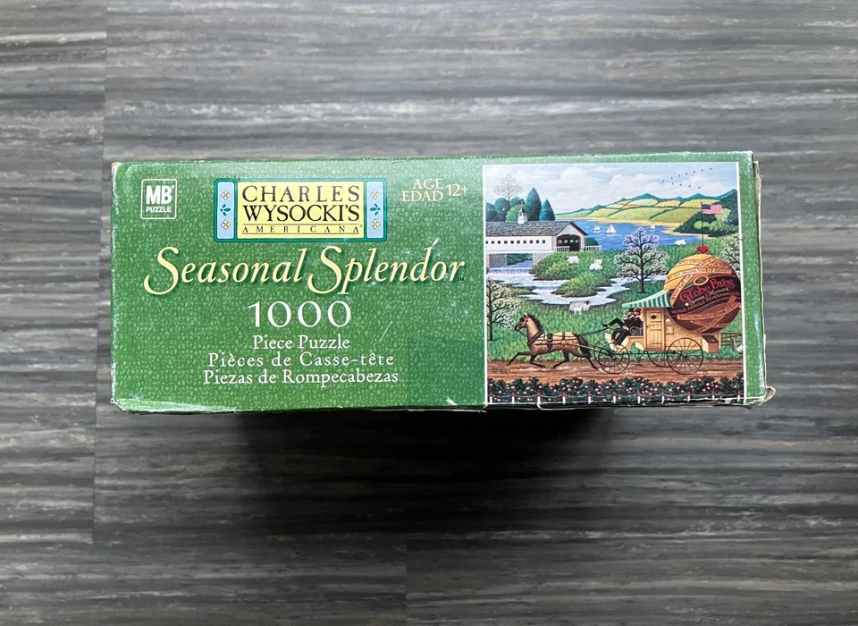 Quebra-cabeça PAPER BOYS Charles Wysocki esplendor sazonal americano 1000 peças - Imagem 3 de 4