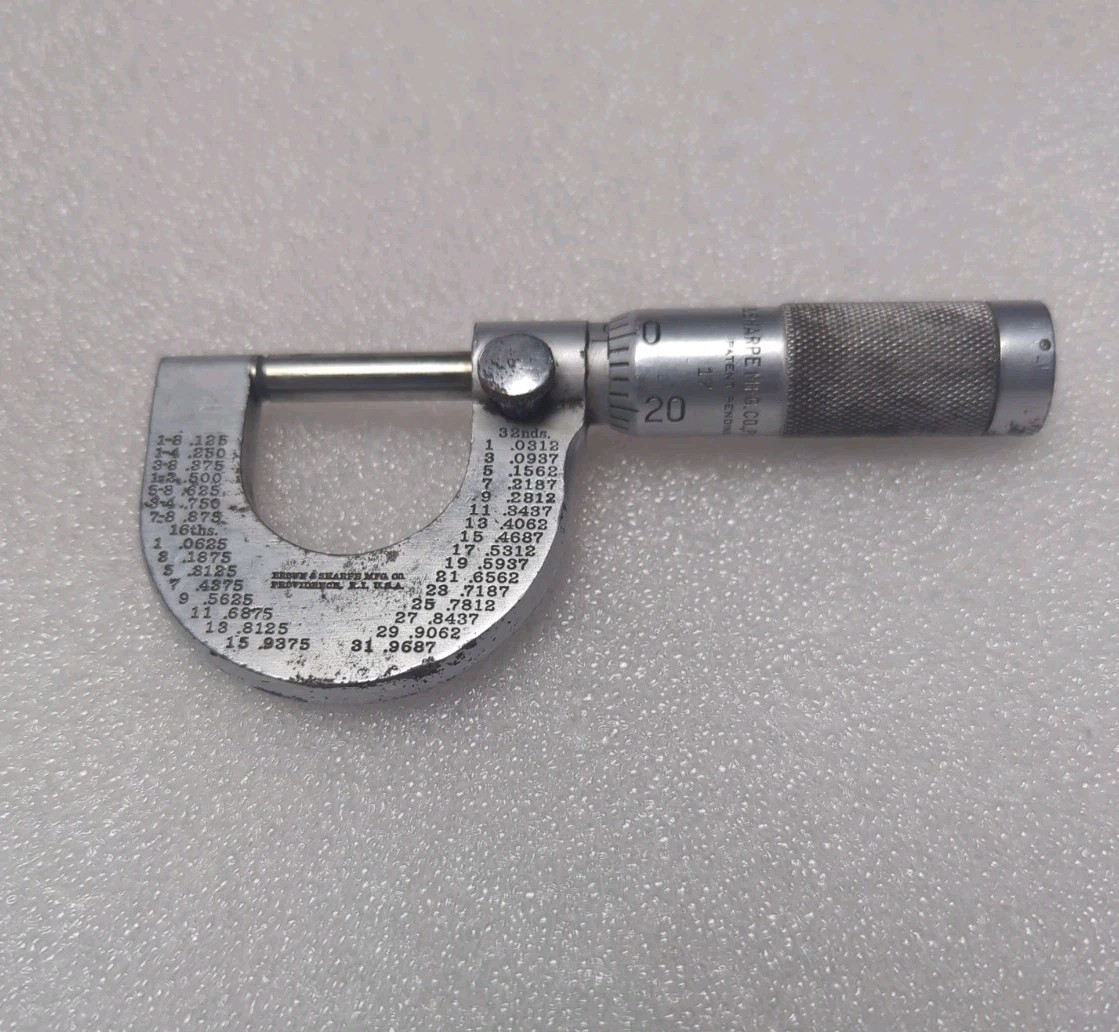 NNO Brown & Sharpe 0-1" Outside Micrometer