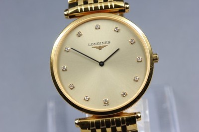 [Fast neuwertig] Longines La Grande Classic L4.709.2 12P Diamond Dial Qz...