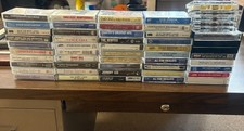 Vintage Cassette Tape Lot of 54 Various Country, Folk and 1950s music
