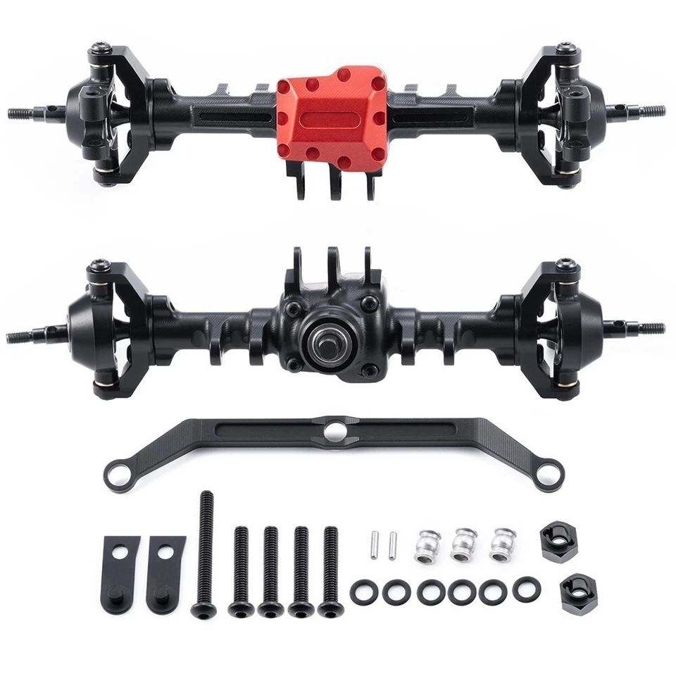 110mm/120mm Extended Front Rear Complete Axle for 1/18 RC Crawler Traxxas TRX4-M - Image 4 of 4