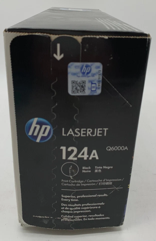 Cartucho de tóner negro original HP Q6000A, 124A, OEM Foto 2 de 2