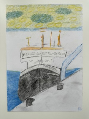 Zeichnung Schiff Stephan Jantzen