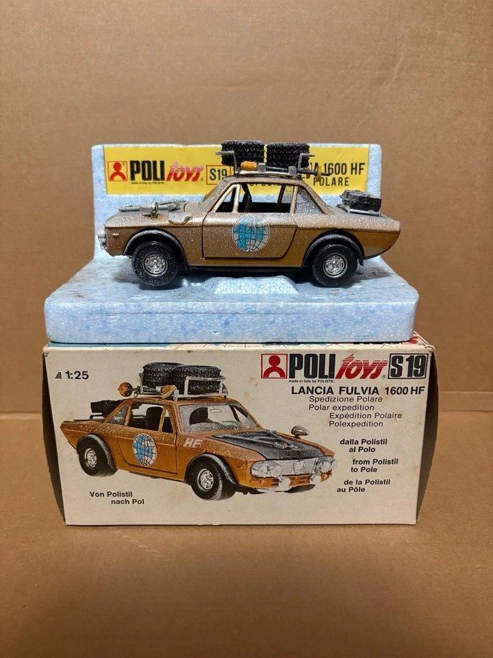 POLITOYS S19 Lancia Fulvia 1600 HF spedizione polare dalla polistil al polo 1/25 - Immagine 3 di 3