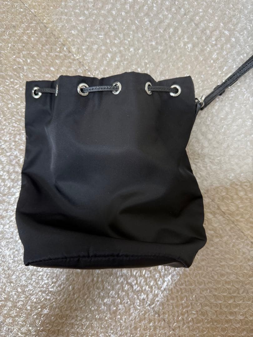 Prada Drawstring Bag Evening Purse Black Limited … - image 2